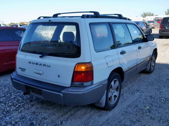 JF1SF6553XH748998 - 1999 SUBARU FORESTER S WHITE photo 4