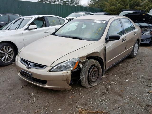 1HGCM56124A125209 - 2004 HONDA ACCORD DX GOLD photo 2