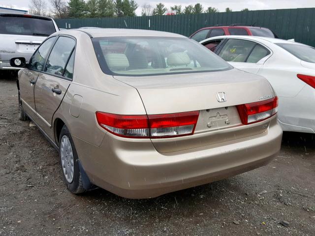 1HGCM56124A125209 - 2004 HONDA ACCORD DX GOLD photo 3