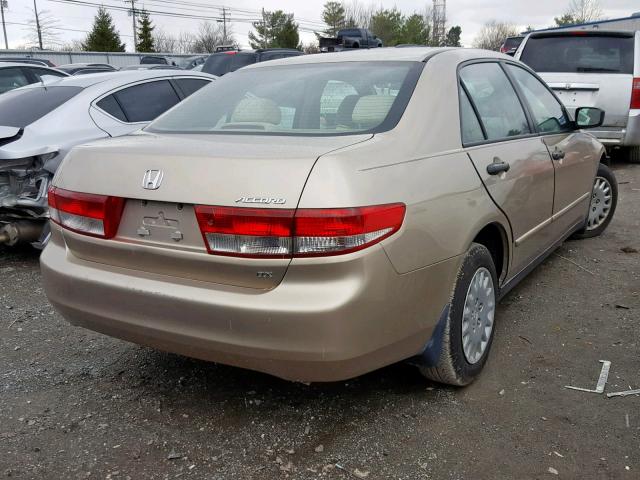 1HGCM56124A125209 - 2004 HONDA ACCORD DX GOLD photo 4