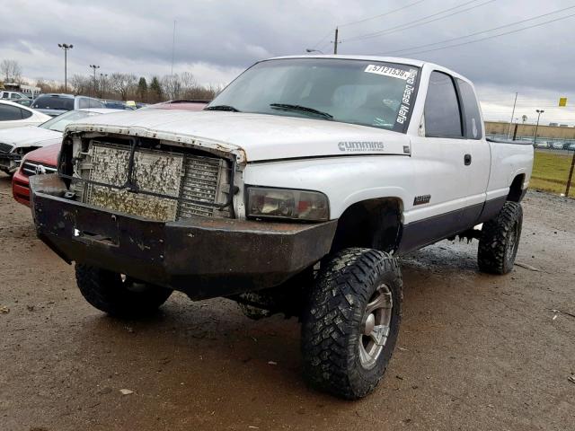 3B7KF23612M260054 - 2002 DODGE RAM 2500 WHITE photo 2