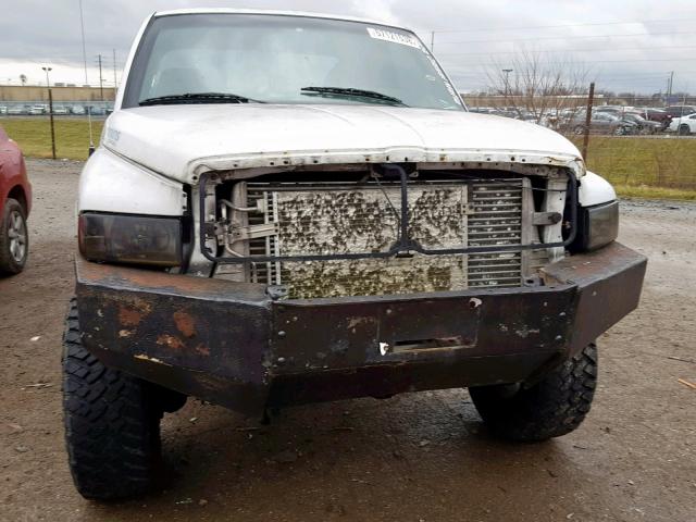 3B7KF23612M260054 - 2002 DODGE RAM 2500 WHITE photo 9