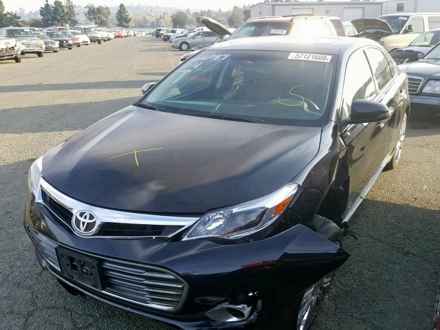4T1BK1EB7FU138036 - 2015 TOYOTA AVALON XLE BLACK photo 2