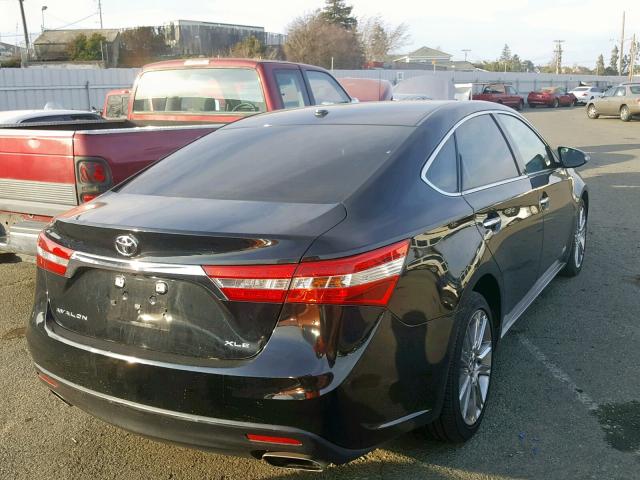 4T1BK1EB7FU138036 - 2015 TOYOTA AVALON XLE BLACK photo 4