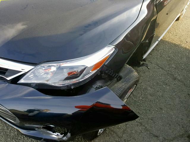 4T1BK1EB7FU138036 - 2015 TOYOTA AVALON XLE BLACK photo 9