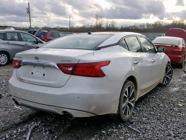 1N4AA6AP2GC392509 - 2016 NISSAN MAXIMA 3.5 WHITE photo 4