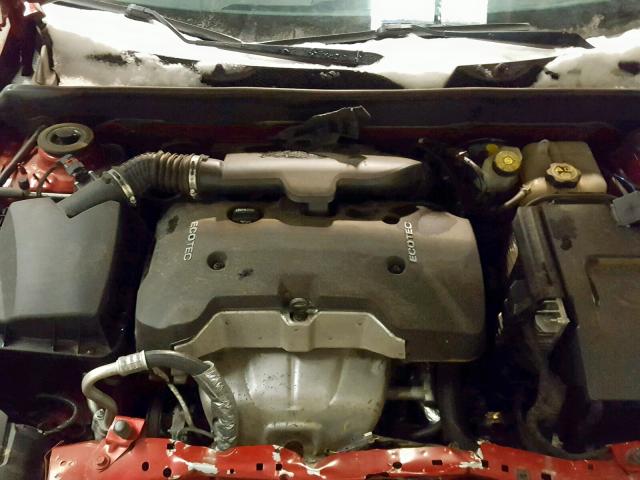 1G11C5SL0EF218341 - 2014 CHEVROLET MALIBU 1LT RED photo 7
