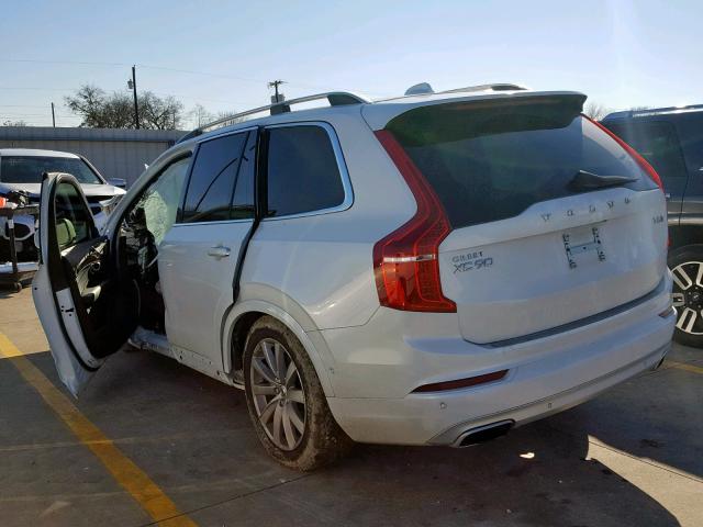 YV4A22PK8H1148286 - 2017 VOLVO XC90 T6 WHITE photo 3