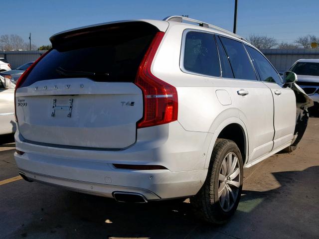 YV4A22PK8H1148286 - 2017 VOLVO XC90 T6 WHITE photo 4