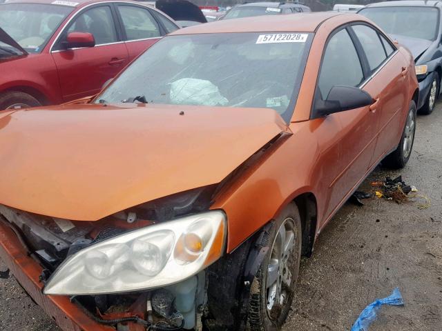 1G2ZH528654165149 - 2005 PONTIAC G6 GT ORANGE photo 2