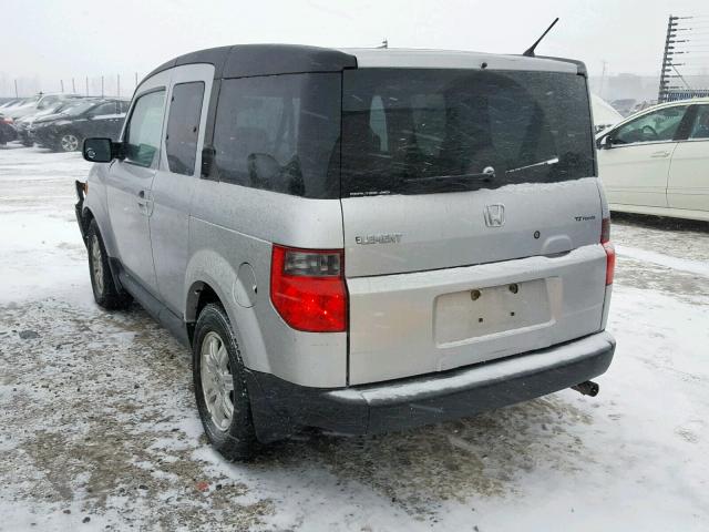 5J6YH27706L800454 - 2006 HONDA ELEMENT EX SILVER photo 3