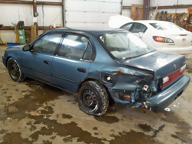 2T1BA05E9TC118651 - 1996 TOYOTA COROLLA DX BLUE photo 3