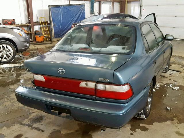 2T1BA05E9TC118651 - 1996 TOYOTA COROLLA DX BLUE photo 4