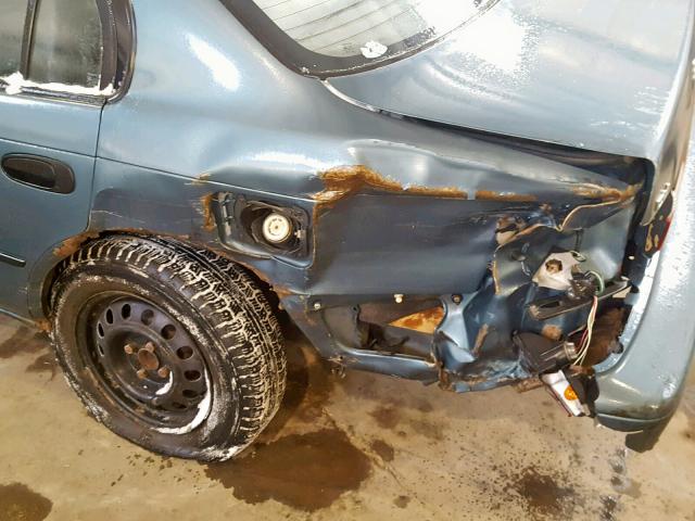 2T1BA05E9TC118651 - 1996 TOYOTA COROLLA DX BLUE photo 9