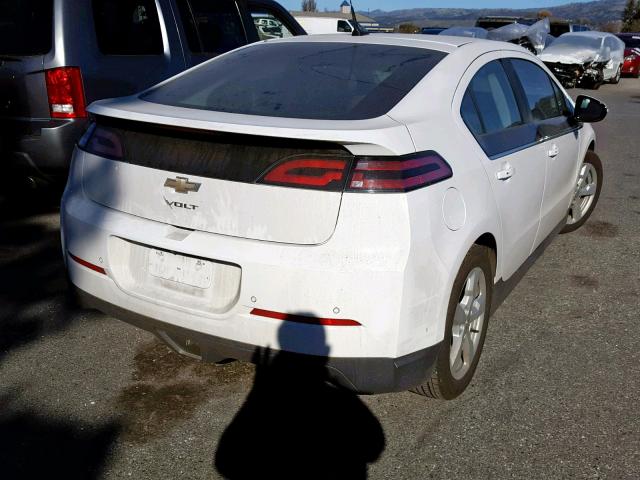 1G1RH6E41EU172951 - 2014 CHEVROLET VOLT WHITE photo 4