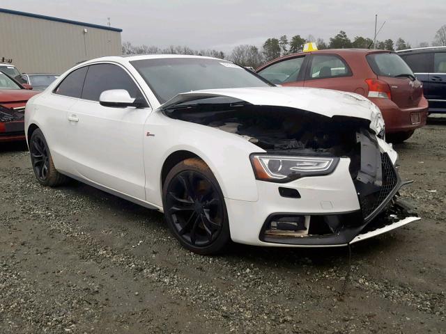 WAUCGAFR0DA070440 - 2013 AUDI S5 PREMIUM WHITE photo 1