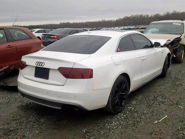 WAUCGAFR0DA070440 - 2013 AUDI S5 PREMIUM WHITE photo 4