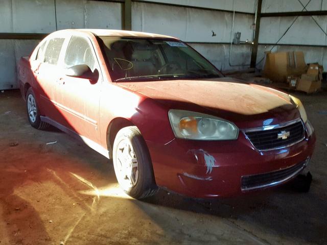 1G1ZS53F86F109478 - 2006 CHEVROLET MALIBU LS Tünd qırmızı foto 1
