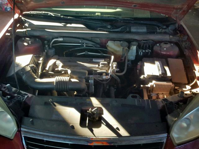 1G1ZS53F86F109478 - 2006 CHEVROLET MALIBU LS Tünd qırmızı foto 7