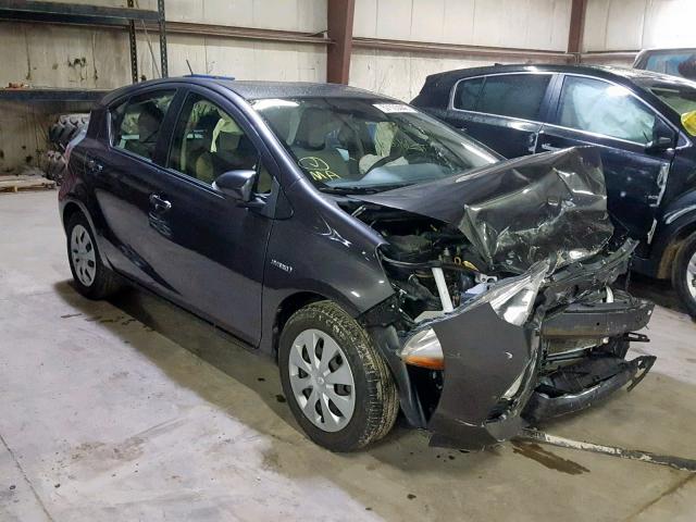 JTDKDTB32D1540780 - 2013 TOYOTA PRIUS C GRAY photo 1