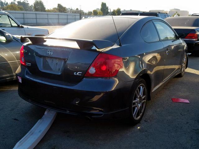 JTKDE177070151273 - 2007 TOYOTA SCION TC გრაფიტი ფოტო 4