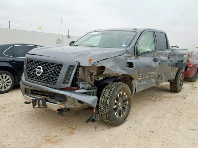 1N6AA1F41JN520646 - 2018 NISSAN TITAN XD S GRAY photo 2