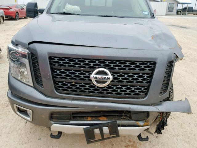 1N6AA1F41JN520646 - 2018 NISSAN TITAN XD S GRAY photo 7