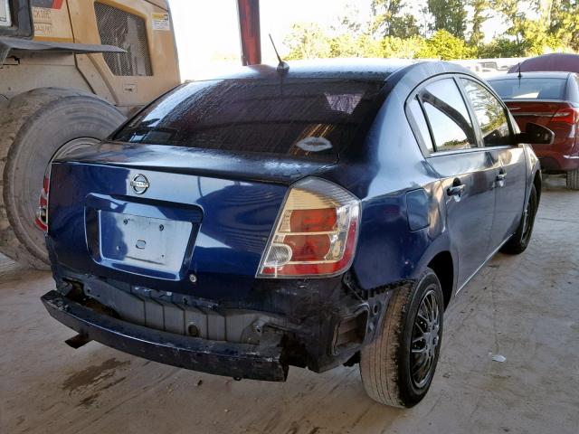 3N1AB61E58L666333 - 2008 NISSAN SENTRA 2.0 BLUE photo 4