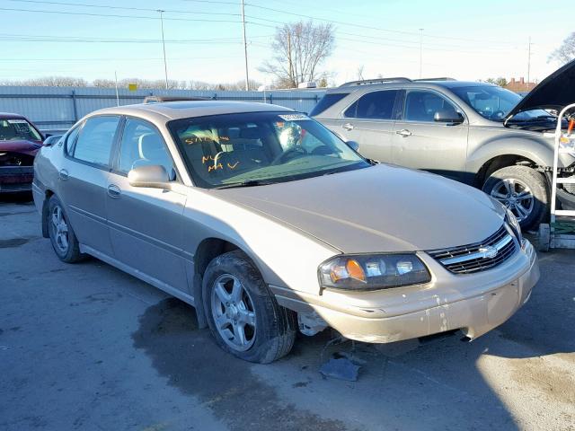 2G1WH55K959302936 - 2005 CHEVROLET IMPALA LS TAN photo 1