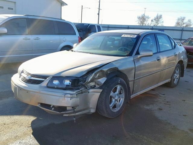 2G1WH55K959302936 - 2005 CHEVROLET IMPALA LS TAN photo 2