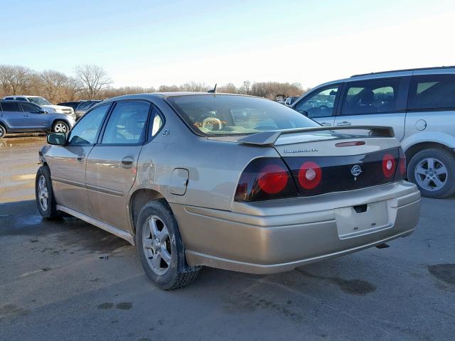 2G1WH55K959302936 - 2005 CHEVROLET IMPALA LS TAN photo 3