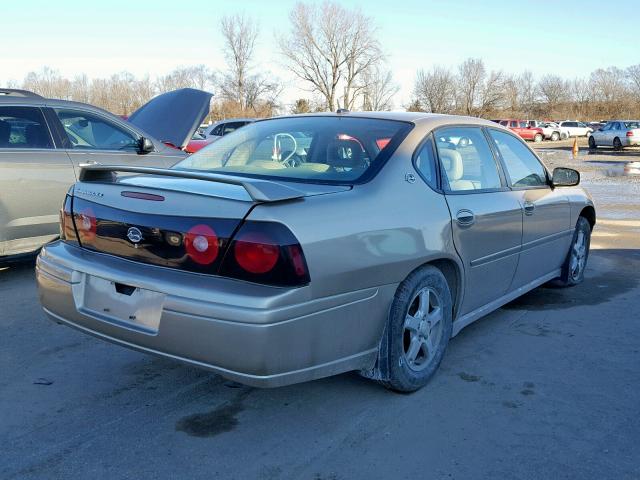 2G1WH55K959302936 - 2005 CHEVROLET IMPALA LS TAN photo 4