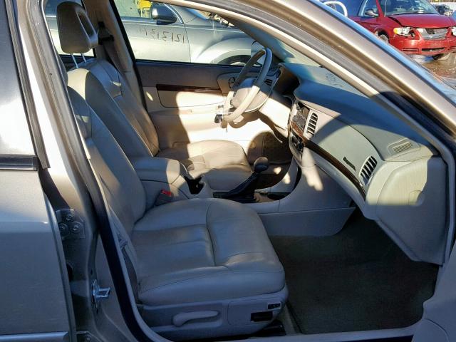 2G1WH55K959302936 - 2005 CHEVROLET IMPALA LS TAN photo 5