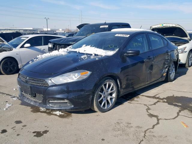 1C3CDFBA8DD171222 - 2013 DODGE DART SXT BLACK photo 2