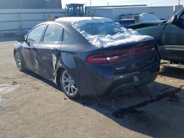 1C3CDFBA8DD171222 - 2013 DODGE DART SXT BLACK photo 3