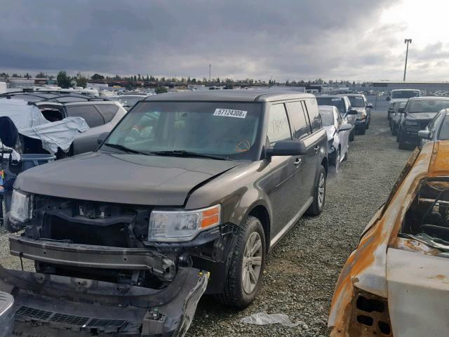 2FMGK5BC1BBD17067 - 2011 FORD FLEX SE GRAY photo 2