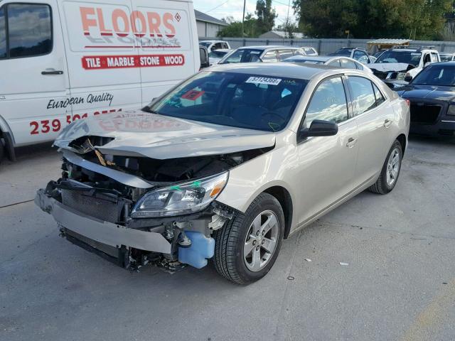 1G11B5SL8EF217165 - 2014 CHEVROLET MALIBU LS GOLD photo 2