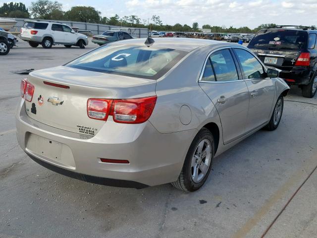 1G11B5SL8EF217165 - 2014 CHEVROLET MALIBU LS GOLD photo 4