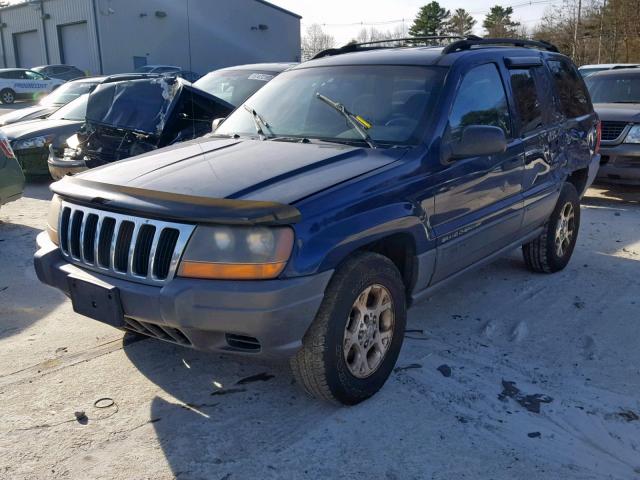 1J4GW48S01C548066 - 2001 JEEP GRAND CHER BLUE photo 2