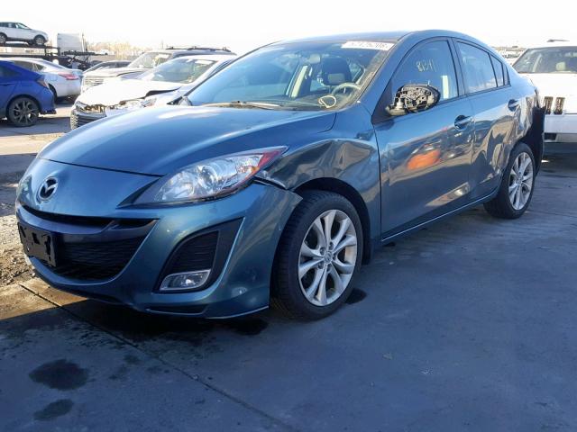 JM1BL1U53B1402054 - 2011 MAZDA 3 S TEAL photo 2