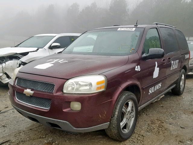 1GNDV33L46D129765 - 2006 CHEVROLET UPLANDER L 红色 照片 2
