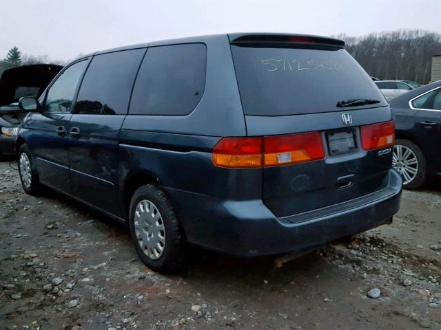 5FNRL18554B137642 - 2004 HONDA ODYSSEY LX CHARCOAL photo 3