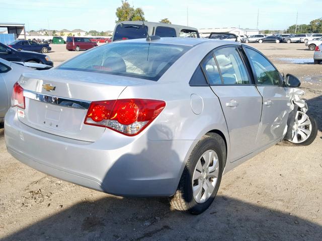 1G1PA5SH5F7142560 - 2015 CHEVROLET CRUZE LS SILVER photo 4