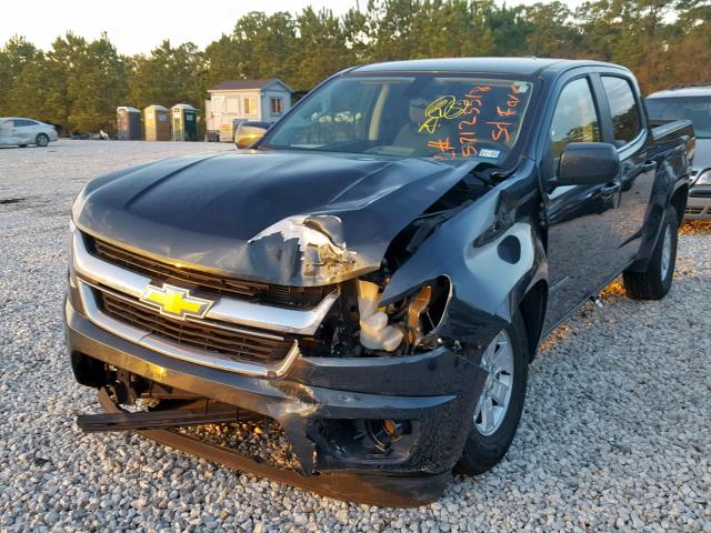 1GCGSBEN2J1156187 - 2018 CHEVROLET COLORADO TEAL photo 2