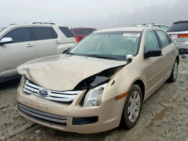 3FAHP06Z57R163621 - 2007 FORD FUSION S TAN photo 2