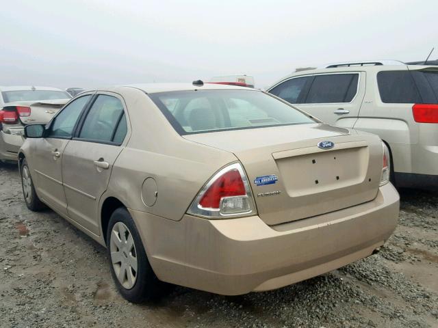 3FAHP06Z57R163621 - 2007 FORD FUSION S TAN photo 3