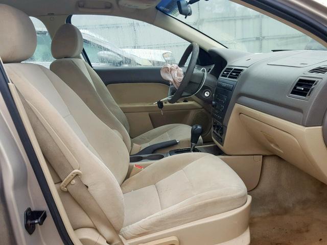 3FAHP06Z57R163621 - 2007 FORD FUSION S TAN photo 5