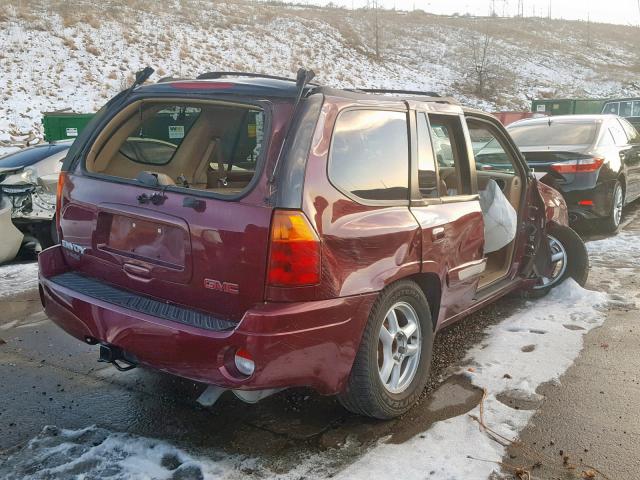 1GKDT13S622310399 - 2002 GMC ENVOY MAROON photo 4