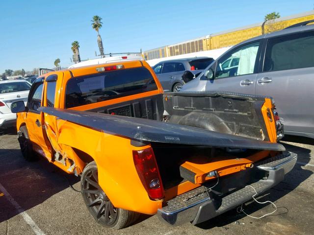 1GCCS39E288189870 - 2008 CHEVROLET COLORADO L ORANGE photo 3