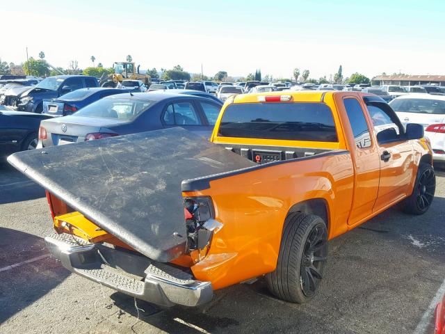 1GCCS39E288189870 - 2008 CHEVROLET COLORADO L ORANGE photo 4